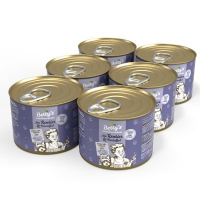 Thumbnail 3: Betty's Landhausküche Hundenassfutter mit Rentier & Kartoffel 12x 200g