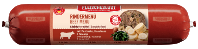 Thumbnail 1: Fleischeslust Futterbox Rindermenü (6x800g) Hundewurst