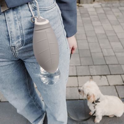 Thumbnail 3: KESSI Outdoor Trinkflasche mit Silikonnapf KESSI 550 ml, grau