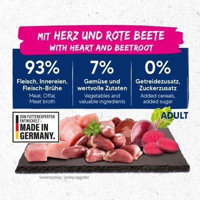 Thumbnail 4: NutriQM NutriQM M!EAT Herz & Rote Beete 6 x 800 g