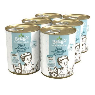 Thumbnail 2: Betty's Landhausküche Sensitiv Pferd mit Kartoffel 400g x 12