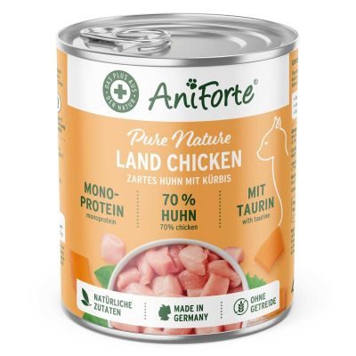 Thumbnail 6: AniForte Nassfutter Land Chicken  – Zartes Huhn mit Kürbis
