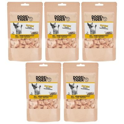 Thumbnail 2: Dogs'n Tiger Dogs'n TigerAdult, Hunde Snacks, Fatzke, Leckerlies, 99% gefriergetrocknetes Hühnchenbrustfilet