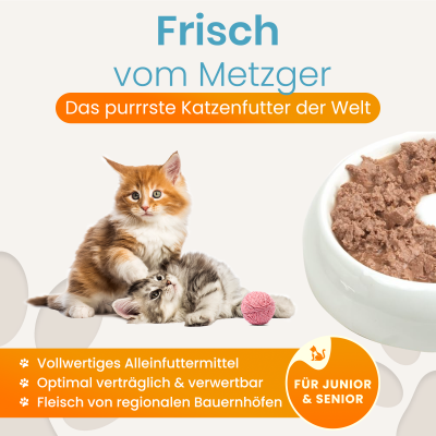 Thumbnail 2: Lucky-Kitty Katzenfutter Ente Premium-Qualität 15 x 200 g