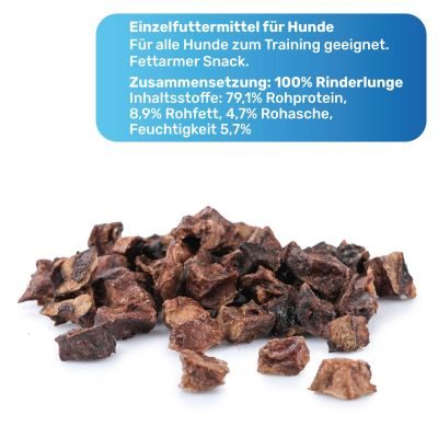 Thumbnail 2: BluePet Rind Lungenwürfel Trainingshappen