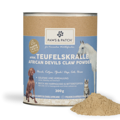 Thumbnail 2: Paws & Patch TEUFELSKRALLE PULVER 200g für Hunde, Katzen & Pferde