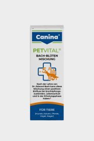 Canina Petvital Bach-Blüten Nr. 5 - Erschöpfung - Globuli für Hunde, Katzen, Nager, Vögel, Pferde 10 g