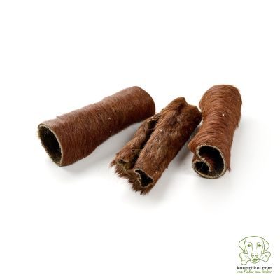 kauartikel.com Pferde-Fellstreifen,kurz - hypoallergener Hunde-Kauartikel - Hunde-Snack - Kausnack vom Pferd - Leckerli