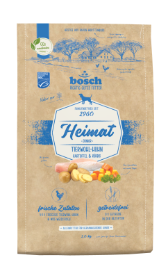 Bild 1 von 1: bosch Tiernahrung Heimat Junior Tierwohl-Huhn – getreidefrei Trockenfutter – 1kg
