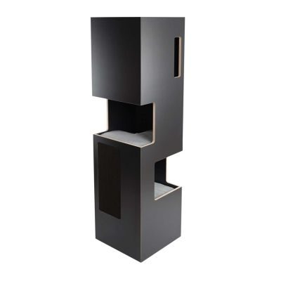 Thumbnail 3: stylecats® Kratzbaum Empire anthrazit schwarz/hellgrau, 180 x 50 cm