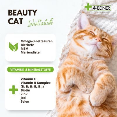Thumbnail 3: 4-Beiner PetVet - 4-BEINER BEAUTY-CAT - Nahrungsergänzung - Futterergänzung für Katzen