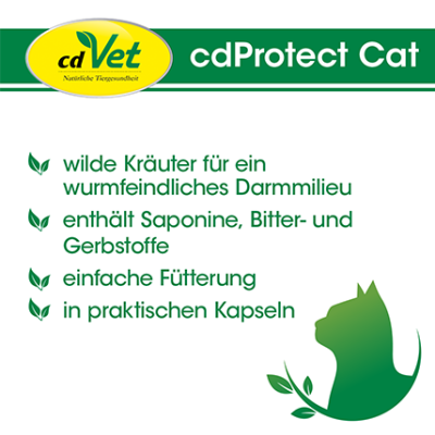 Thumbnail 2: cdVet cdProtect Cat 24 Kapseln – Natürliche Futterergänzung für Katzen