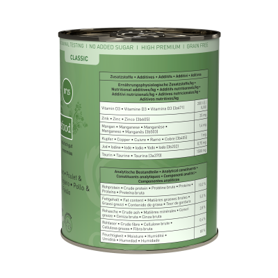 Thumbnail 3: catz finefood® catz finefood® Classic N° 15 - Huhn & Fasan 400 gr