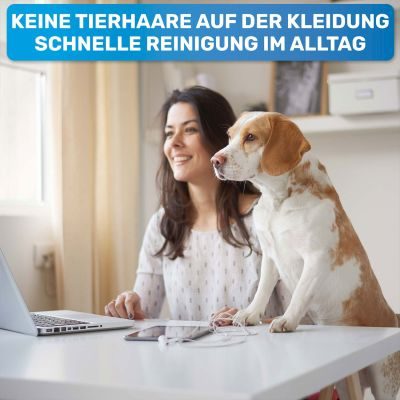 Thumbnail 5: BluePet 3er-Set Mini Fusselrolle wiederverwendbar: Tierhaarentferner - Hundehaare, Katzenhaare, Fussel - Kleiderbürste für unterwegs in der Jackentasche to go