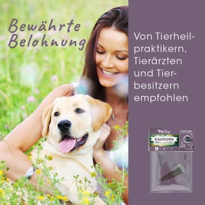 Thumbnail 2: Fit-Hap Kauhorn L (6 St.) – Natürliches Kauspielzeug aus Wasserbüffelhorn für Hunde