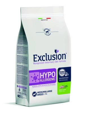 Bild 1 von 1: Exclusion Hypoallergenic Insekt & Erbse Medium & Large 12 kg