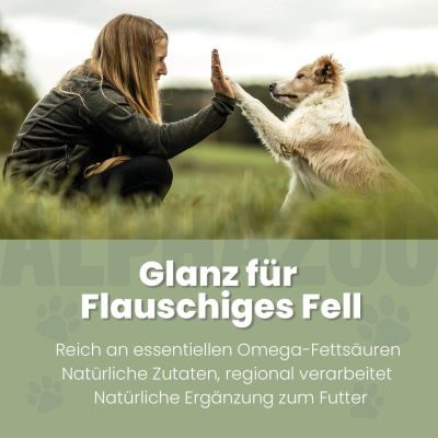 Thumbnail 2: ALPHAZOO Fellliebe Futteröl für Hunde