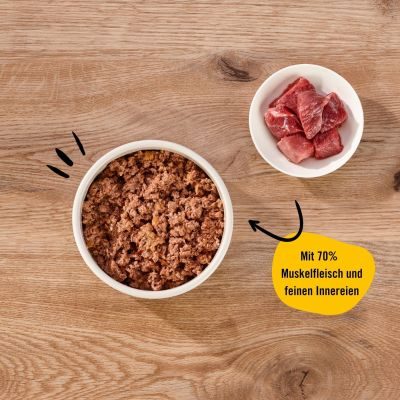 Thumbnail 5: Dogs'n Tiger Adult Premium Katzenfutter Schmaus, Nassfutter, Getreidefrei, Rind, 12x 200g