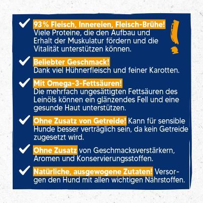 Thumbnail 5: NutriQM NutriQM M!EAT Huhn & Karotte 6 x 800g