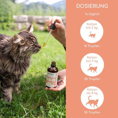 Thumbnail 21: Wolfsbacher Natur Natürliches Lachsöl für Hunde & Katzen 250ml