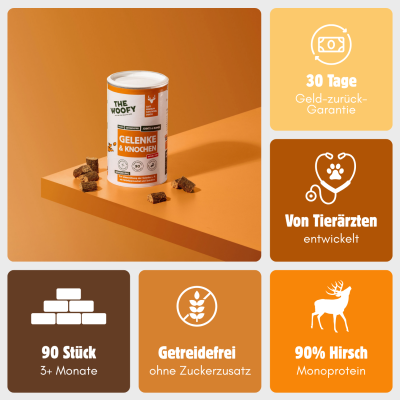Thumbnail 2: THE WOOFY Softer Snack zur Unterstützung der Knochen & Gelenke des Hundes