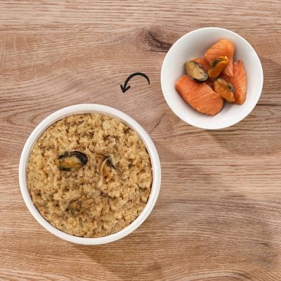 Thumbnail 5: Dogs'n Tiger Adult, Premium Katzenfutter, Wonne, Nassfutter, Getreidefrei, Lachs & Muscheln, 24x 70g