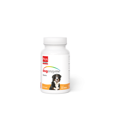 Thumbnail 5: PHA PetVet - PHA dogenzyme – Darm 100 Tabletten (46 g) - Enzymkombinationspräparat für den Erhalt und die Unterstützung der normalen Darmfunktionen des Hundes.