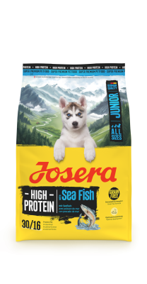 Thumbnail 1: Josera Junior High Protein Sea Fish, proteinreiches Welpenfutter für aktive Junghunde, 3x3kg