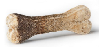 Bild 1 von 1: Kaureks Natur Hundeleckerlies Gefüllter Kauknochen mit Lachs 12cm 6 Stk- Hunde-Kauartikel - Snack - Kausnack - Leckerli