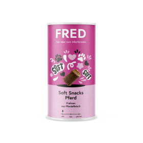 FRED & FELIA FRED weiche Hundeleckerlies Soft Snacks Pferd 280g