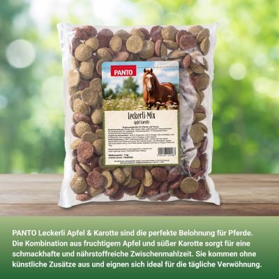 Thumbnail 5: PANTO Leckerli Apfel & Karotte 1kg (Tüte)