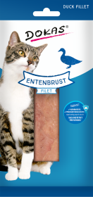Dokas Entenbrust Filet gesunder Katzensnack 9x 22g Multipack