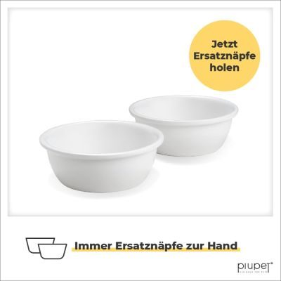 Thumbnail 3: PIUPET Katzennapf I 250ml I Spülmaschinenfest I 2 Ersatzschalen passend zum Napfset (ohne Gestell)