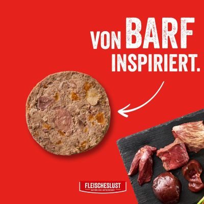 Thumbnail 4: Fleischeslust Zartes Rind mit Karotte, Hagebutte & Kürbiskernen 15 x 200 g