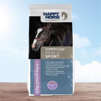 Thumbnail 3: Happy Horse Happy Horse Superfood Reis & Sport 14 kg
