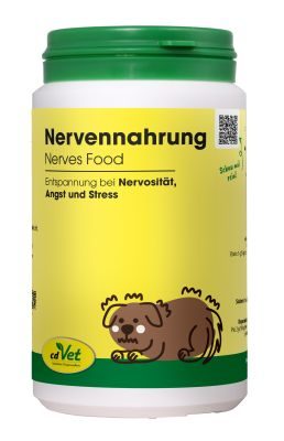 cdVet Nervennahrung 180 g – Natürliche Ergänzung für innere Balance bei Hunden & Katzen