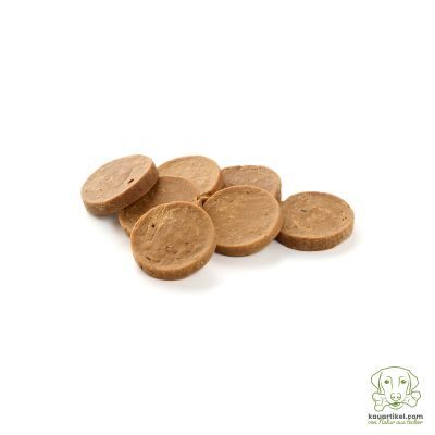 kauartikel.com Lachs-Knusperscheibe - Hunde-Kauartikel - Hunde-Snack - Kausnack - Fisch-Leckerli