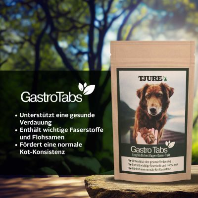 Thumbnail 1: TJURE TJURE - Gastro Tabs 250 g | Für den Gesunden Magen und Darm