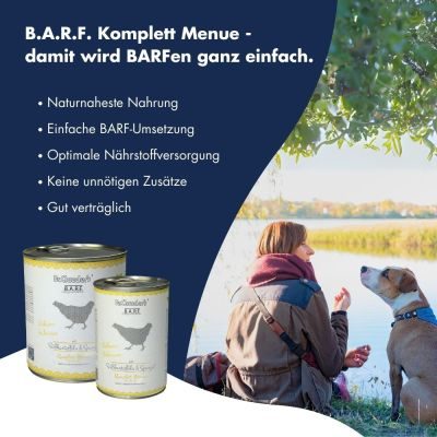 Thumbnail 3: Dr.Clauder’s Dr.Clauder´s B.A.R.F. Komplett Menue Hühnerfrikassee 400g