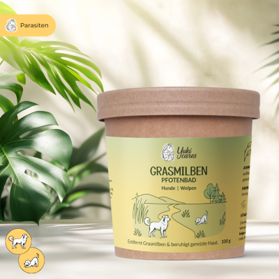 Thumbnail 7: Yuki cares Pfotenbad Grasmilben