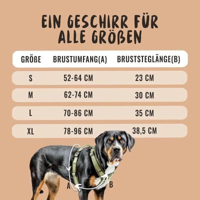 Thumbnail 6: Rudelkönig Gepolstertes Brustgeschirr mit Haltegriff, Verstellbares Hundegeschirr