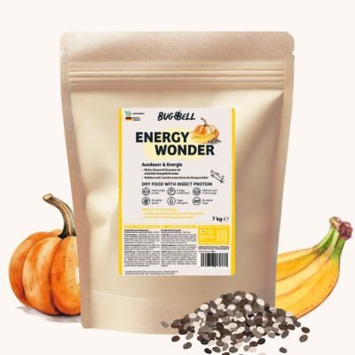 BugBell High Energy Trockenfutter mit Insekten für Sporthunde