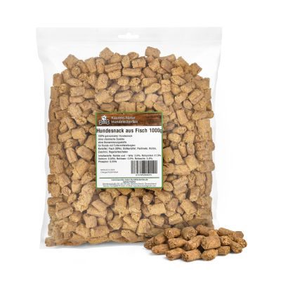 Thumbnail 1: Kaureks Natur Hundeleckerlies Hundesnack aus Fisch 1000g