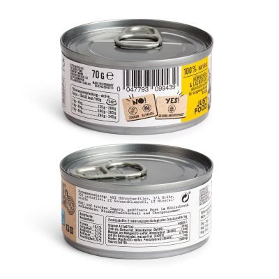 Thumbnail 4: Dogs'n Tiger Adult, Premium Katzenfutter, Glück, Nassfutter, Getreidefrei, Huhn & Lachs, 12x 70g