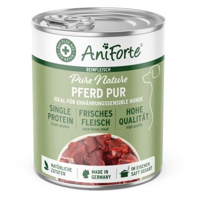 Thumbnail 11: AniForte Nassfutter Pferd Pur 6 x 800 g