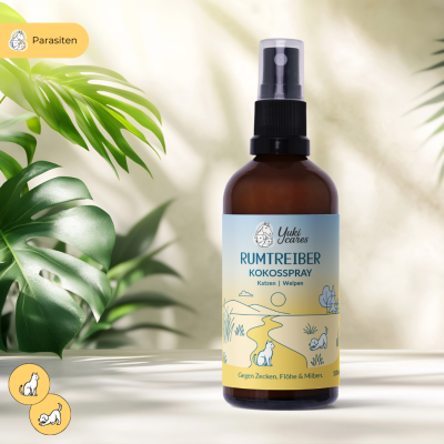 Thumbnail 3: Yuki cares Kokosspray Rumtreiber - Zeckenschutz für Katzen & Welpen