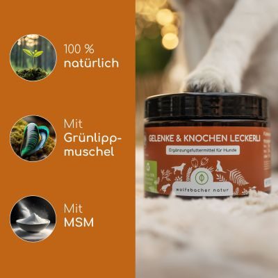 Thumbnail 2: Wolfsbacher Natur Gelenke & Knochen Snacks für Hunde