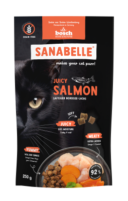 Sanabelle Sanabelle Juicy Nordsee-Lachs – Katze Nassfutter – 250g