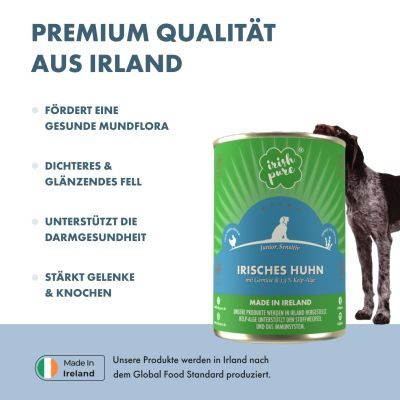 Thumbnail 5: Irish Pure Nassfutter Irisches Huhn mit Gemüse & Kelp-Alge, Junior