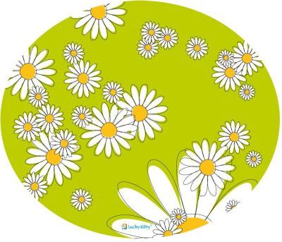 Lucky-Kitty Unterlegmatte Grün